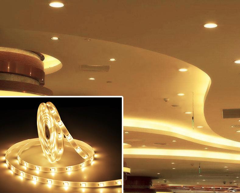 Как да създадете контурно осветление с LED лента?